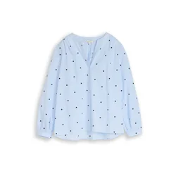 TOM TAILOR Bluza svetlo modra/črna