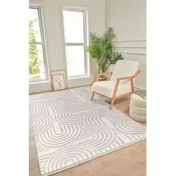 Conceptum Hypnose Tepih Boyut By001, 200x400 cm, Krem-beli