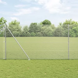 Zavareno žičano ograđivanje s bodljama 10 x 1,5 m Srebrna Mreža