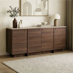 Hanah Home komoda Varen, 180 cm, travertin / orah Milano