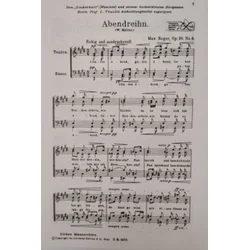 REGER:ABENDREIHN OP.38/6 TTBB