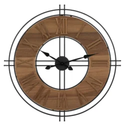 Zidni sat Dorian fi 65cm braon/crni Atmosphera C. Dinterieur