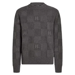 Karl Lagerfeld Pulover temno siva