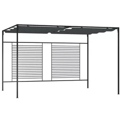 VIDAXL paviljon z zložljivo streho (4x3x2.3m), 180g/m2