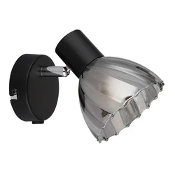Globo 54315S-1 - Zidna reflektorska lampa ZACHERY 1xE14/40W/230V crna
