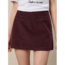 Sinsay - Mini suknja - burgundy