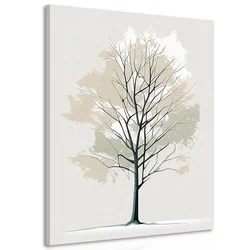 Slika minimalistično drevo - 80x120