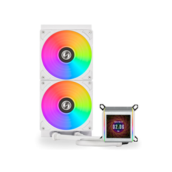 LIAN-LI Komplet za tekočinsko hlajenje AIO Liquid Cooler GALAHAD II LCD 280, ARGB, bel