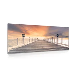 Slika star leseni pomol - 60x30