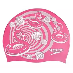 Speedo JUNIOR SLOGAN CAP, dečja kapa za plivanje, pink