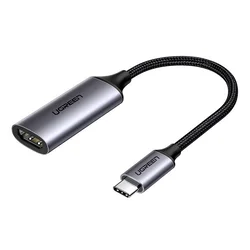 UGREEN Adapter USB-C na HDMI 2.0 4K 60Hz Thunderbolt 3 sive barve