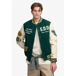 Superdry & Co Prehodna jakna bež/rumena/zelena
