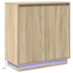 LED komoda za Hrast sonoma 71 x 34,5 x 75 cm Konstruirano drvo