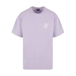 Mens T-shirt UC Weavy Logo Heavy Oversized lilac