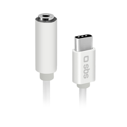 SBS USB-C - Klinke adapterter TEINTJACKTYCFMW USB-C-Stecker zu Buchse