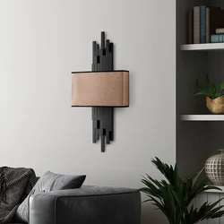 Opviq Zidna lampa Axis-15102, 35x75x10cm, IP20, Crno-smeđa