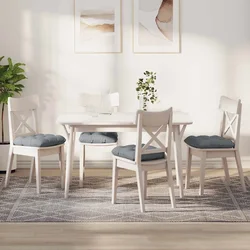 Jastučići za sjedenje 4 pcs Svijetlo siva 45 x 45 x 12 cm