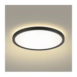 Brilagi - LED svetlo za kupatilo ULTRA SLIM LED/24W/230V prečnik 42 cm crno IP54