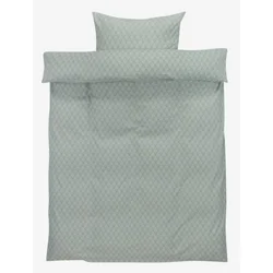 Marcela set flanelske posteljine 140x200 pepeljasto zelena ( 7395480 )