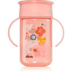 Šolja Sa Diskom 340 Ml +12M Roze
