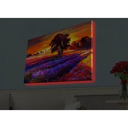 Zidna slika sa LED osvetljenjem 4570HDACT-038, 45x70 cm