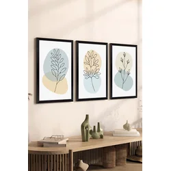 Wallity Dekorativna slika Artsycllct25, 33x48cm, 3 dela