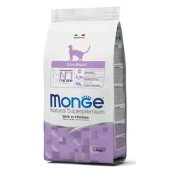 Monge Hrana za setrilisane mačke Natural Sterilised, Piletina - 400 g