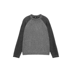 Pull&Bear Pulover STWD siva/antracit