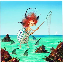 Grafika - Puzzle François Ruyer - The Witch - The fish - 1 000 kosov