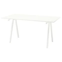 TROTTEN Radni sto, bela, 160x80 cm