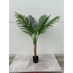 Polydecor Veštačka biljka Fan Palm, 120 cm, Zelena