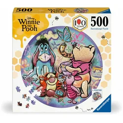Ravensburger - Puzzle Medvedek Pu – okrogel - 500 kosov