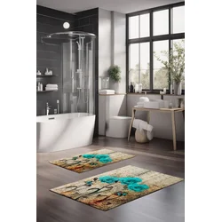 Lessentiel Maison Set prostirki za kupatilo CT-5387, 2 Komada, Bež