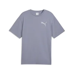 PUMA Essentials Elevated Cat Logo Relaxed Tee Men, Puma, Gray Sky, M