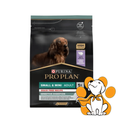 Purina Pro Plan Small & Mini Adult Sensitive Digestion Grain Free 2.5kg, Turkey