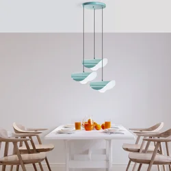 Opviq Luster Vatoz-Nus-6141, 75-112cm, 50 cm, 3xE27, Tirkizni