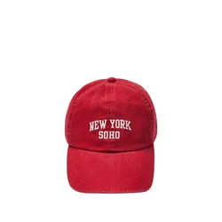Pull&Bear Kapa NEW YORK SOHO rdeča/bela