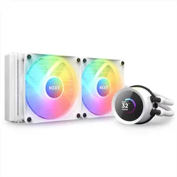 NZXT Kraken 240 RGB CPU Hladnjaci 2x 120mm F120 RGB ?ezgro ventilatora, RGB, Beli