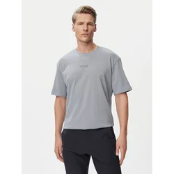 BOSS Majica 50519368 Siva Regular Fit