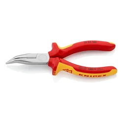 Knipex Klešta špic kriva sa bočnim sečenjem 1000V VDE 160mm 25 26 160