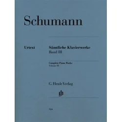 SCHUMANN:COMPLETE PIANO WORKS VOL.3