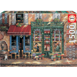 Puzzle Palais des Fleurs Educa 1500 delov in Fix lepilo od 11 leta