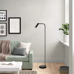 Opviq Podna lampa Ugur-6051, 120 cm, 1W LED, Crna