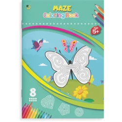 Bojanka B5 16 motiva br 8. Mozgalice lavirint - Na tragu +5