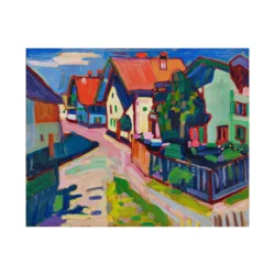 Canvas Slika na platnu Murnau, Wassily Kandinsky, 125 x 100 cm