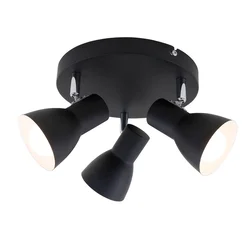 Briloner 2860-035 - Spot lampa CUP 3xE14/25W/230V crna