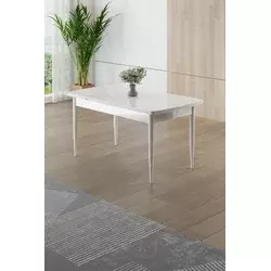 HANAH HOME Trpezarijski sto Asfel White