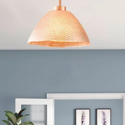 Opviq Luster Bornova-N-162, 32cm, 30 cm, E27, IP20, Roze-zlatna