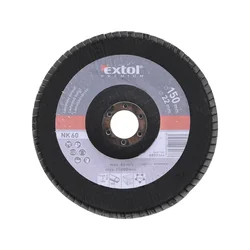 EXTOL PREMIUM Lamelarna plošča, poševni korund, P60, 150 mm