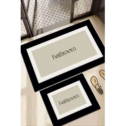 Lessentiel Maison Set prostirki za kupatilo Roose, 2 Komada, Krem